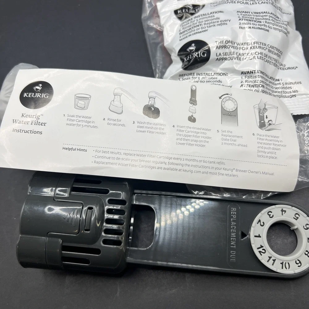 New Keurig Water filter holder w/ 1 filter & 1 Keurig 